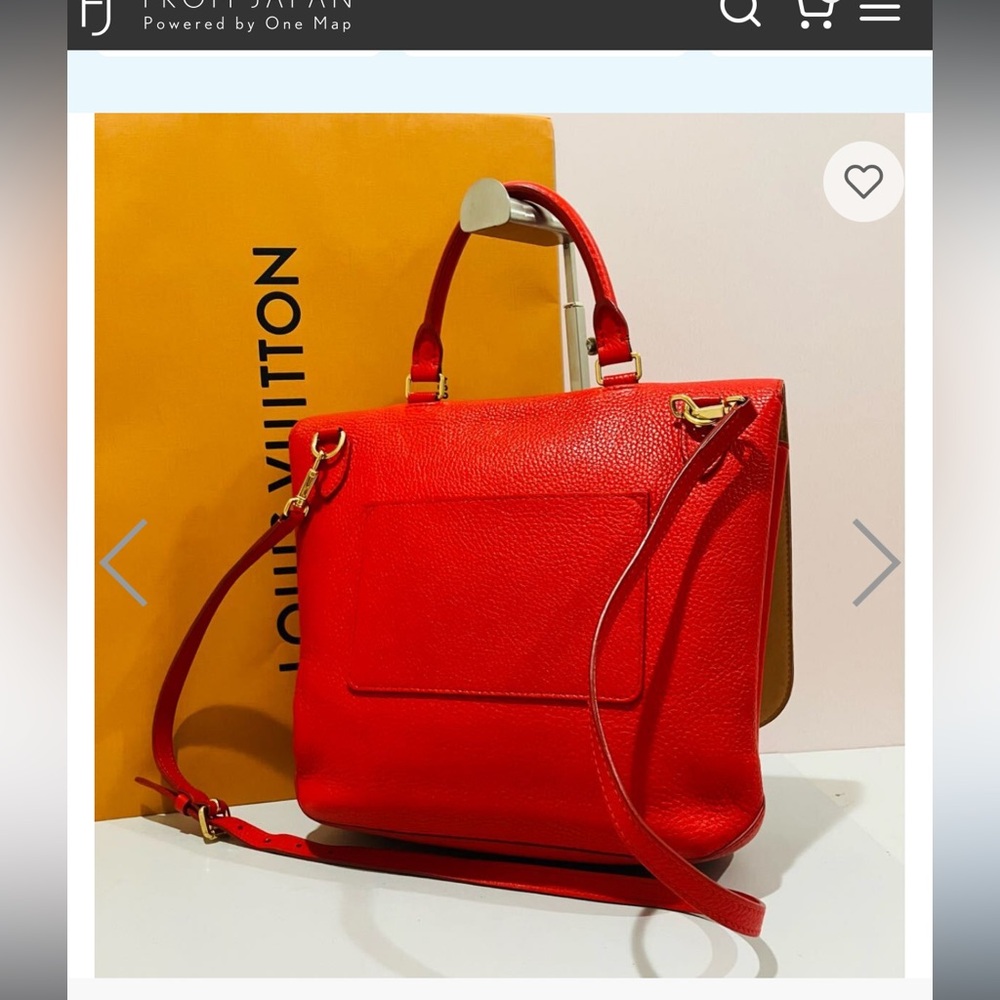 LOUIS VUITTON
Coquelicot Taurillon Leather Volta Bag - Picture 3 of 14